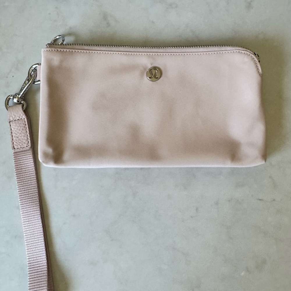 Lululemon Athletica Pink Clutch Wristlet Bag